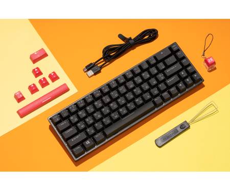 2E Gaming Клавиатура игровая KG370 RGB 68key Gateron Blue Switch USB Black Ukr