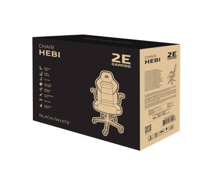 2E Gaming Игровое кресло HEBI Black/White