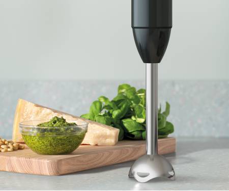 Electrolux Блендер ручной E4HB1-6GG, 600Вт, венчик, мини чоппер 0.6л, чаша 0.6л, черный