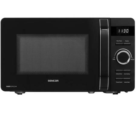 Sencor Микроволновая печь, 17л, 800Вт, дисплей, черный
