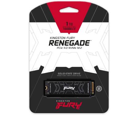 Kingston Твердотільний накопичувач SSD M.2 1TB Fury Renegade NVMe PCIe 4.0 4x 2280