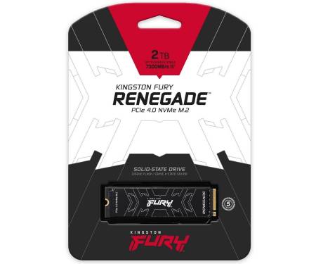 Твердотельный накопитель Kingston Fury Renegade 2TB SSD M.2 2280 NVMe PCIe 4.0x4 (SFYRD/2000G)