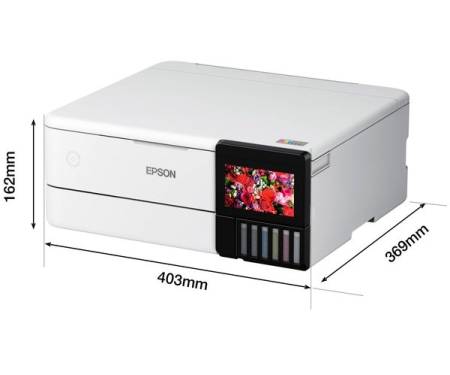 Epson БФП ink color A4 EcoTank L8160 32_32 ppm Duplex USB Ethernet Wi-Fi 6 inks Black Pigment