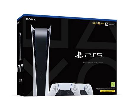 Игровая приставка Sony PlayStation 5 Digital Edition + DualSense (White) 1