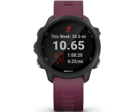 Смарт-годинник Garmin Forerunner 245 Black/Wine Red (010-02120-4B/11/45)