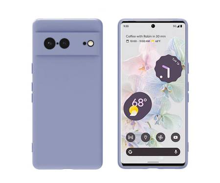 Чехол для Google Pixel 7 Pro Case Liquid Silicone Grey 1
