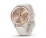 Смарт-часы Garmin Vivomove Trend Peach Gold S. Steel Bezel w. Ivory Case and S. Band (010-02665-01)