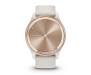 Смарт-часы Garmin Vivomove Trend Peach Gold S. Steel Bezel w. Ivory Case and S. Band (010-02665-01)