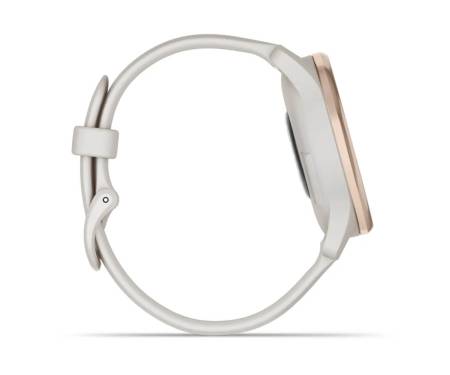 Смарт-часы Garmin Vivomove Trend Peach Gold S. Steel Bezel w. Ivory Case and S. Band (010-02665-01)
