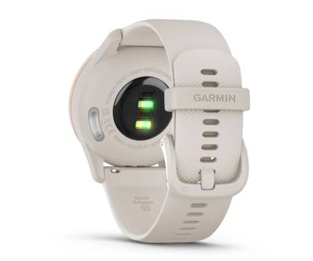 Смарт-часы Garmin Vivomove Trend Peach Gold S. Steel Bezel w. Ivory Case and S. Band (010-02665-01)
