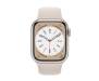 Apple Watch Series 8 GPS + Cellular 41mm Starlight Aluminum Case with Starlight S. Band S/M (MNUX3) 2