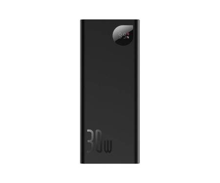 Power Bank Baseus Adaman Metal Digital Display 20000 mAh 30W black (PPAD030001)