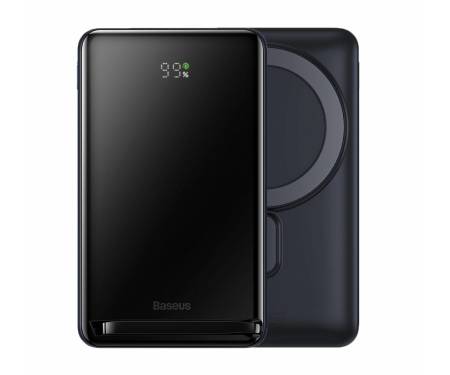 Power Bank Baseus Magnetic Bracket Wireless 10000mAh 20W Black (PPCX000003)