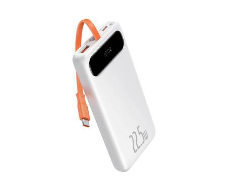 Power Bank Baseus Block 10000 mAh 22.5W PD with USB-C White (PPBLK-A02)