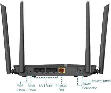 D-Link Маршрутизатор DIR-1260 AC1200 Wave2 4xGE LAN, 1xGE WAN, 1xUSB
