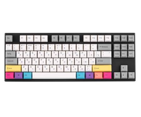 Varmilo Клавіатура VEA87 CMYK Cherry Mx Silent Red Multicolor