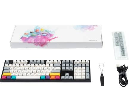 Varmilo Клавиатура VEA108 CMYK Cherry Mx Silent Red Multicolor