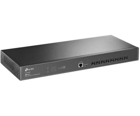 TP-Link Коммутатор TL-SX3008F 8xSFP+ (10GE) 1xRJ45 console+microUSB L2 JetStream 19" 1U