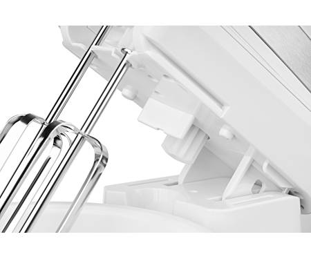 ARDESTO Миксер с чашей Ardesto KSTM-500W - 500Вт/5 скор.+турбо/ 2 венчика/2 крючка/белый