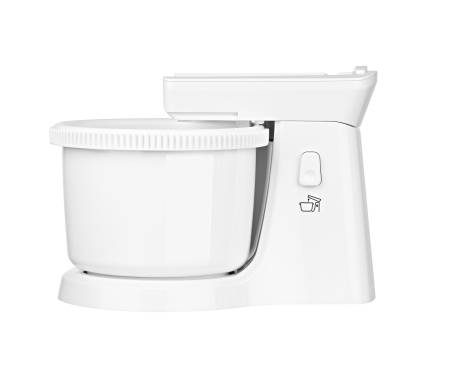 ARDESTO Миксер с чашей Ardesto KSTM-500W - 500Вт/5 скор.+турбо/ 2 венчика/2 крючка/белый