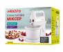 ARDESTO Миксер с чашей Ardesto KSTM-500W - 500Вт/5 скор.+турбо/ 2 венчика/2 крючка/белый