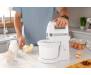 ARDESTO Миксер с чашей Ardesto KSTM-500W - 500Вт/5 скор.+турбо/ 2 венчика/2 крючка/белый
