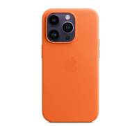 Чехол для Apple iPhone 14 Pro Leather Case with MagSafe – Orange (MPPL3)