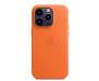 Чехол для Apple iPhone 14 Pro Leather Case with MagSafe – Orange (MPPL3) 1