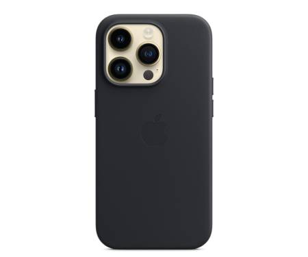 Чохол для Apple iPhone 14 Pro Leather Case with MagSafe – Midnight (MPPG3) 2
