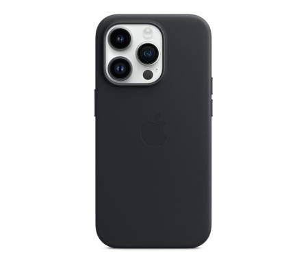 Чохол для Apple iPhone 14 Pro Leather Case with MagSafe – Midnight (MPPG3) 3