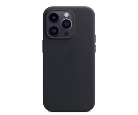 Чохол для Apple iPhone 14 Pro Leather Case with MagSafe – Midnight (MPPG3) 1