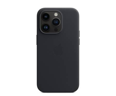 Чохол для Apple iPhone 14 Pro Leather Case with MagSafe – Midnight (MPPG3) 4