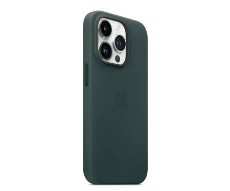 Чехол для Apple iPhone 14 Pro Leather Case with MagSafe – Forest Green (MPPH3) 5