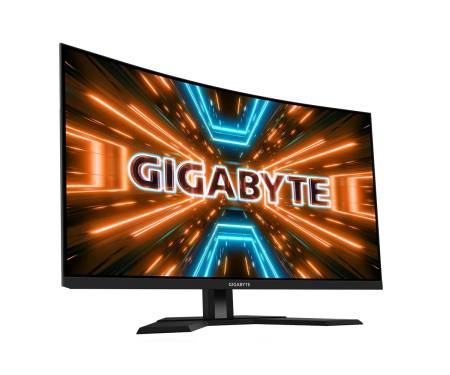 Gigabyte Монитор LCD 31.5" M32UC, 2xHDMI, DP, USB-C, 3xUSB, MM, VA, 3840x2160, 144Hz, 1ms, 93%DCI-P3, CURVED, AdaptiveSync, HDR400