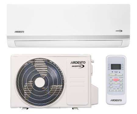 ARDESTO Кондиционер ACM-12ERP-R32-WI-FI-AG-S, 35 м2, ERP инвертор, A++/A+, до -20°С, Wi-Fi, R32