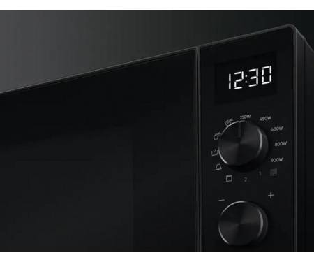 Electrolux Мікрохвильова піч 25л, мех. керування, 900Вт, гриль, дисплей, інвертор, чорний