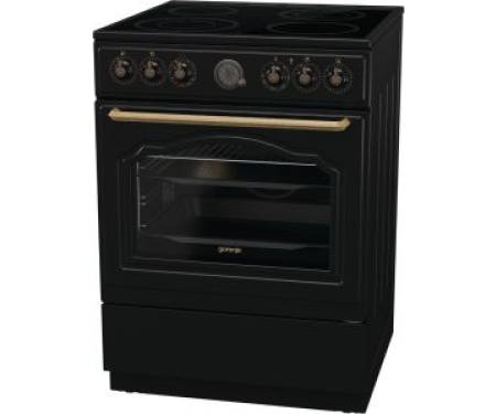 Gorenje Плита GECS6B70CLB электрическая стеклокерамическая, 71л