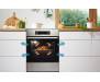 Gorenje Плита GECS6C70XC электрическая стеклокерамическая, 71л