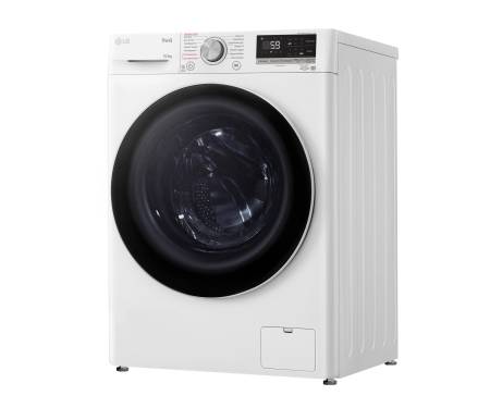 LG Стиральная машина фронтальная, 10,5кг, 1400, A+++, 57см, дисплей, пар, инвертор, белый