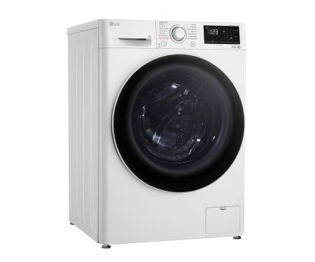 LG Пральна машина фронтальна, 7кг, 1200, A+++, 48см, дисплей, пара, інвертор, білий