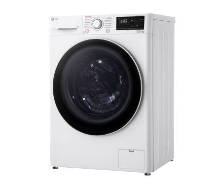 LG Пральна машина фронтальна, 7кг, 1200, A+++, 48см, дисплей, пара, інвертор, білий