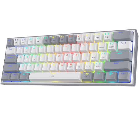 Клавиатура Redragon Fizz K617 White/Gray (K617RGB-WG) 1