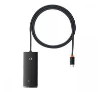 Адаптер Baseus Lite Series 4-in-1 (Type-C to USB 3.0*4 ) (1m)