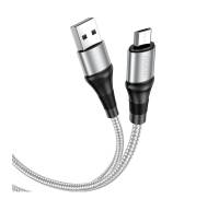 Кабель Hoco X50 Excellent charging data cable for Micro Gray (X50)