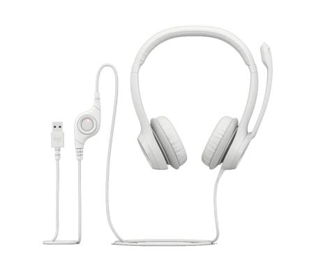 Наушники Logitech H390 USB White (981-001286)