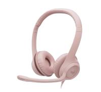 Наушники Logitech H390 USB Rose (981-001281)