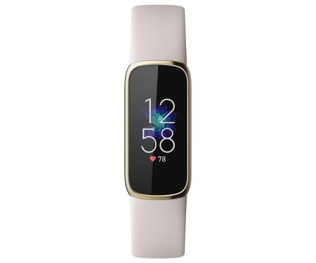 Фитнес-браслет Fitbit Luxe Lunar White / Soft Gold Stainless Steel (FB422GLWT) 1