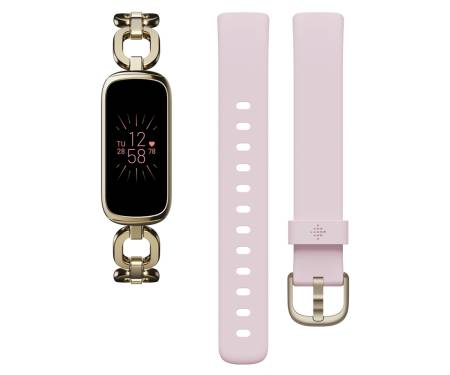 Фітнес-браслет Fitbit Luxe Special Edition gorjana Soft Gold Stainless Steel Parker Link Bracelet (FB422GLPK) 2