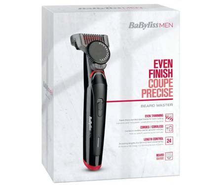 BaByliss Тример для стрижки бороды, 1 насадка, черный