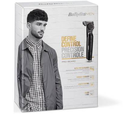 BaByliss T881E, Тример для стрижки бороди, 1 насадка, чорний